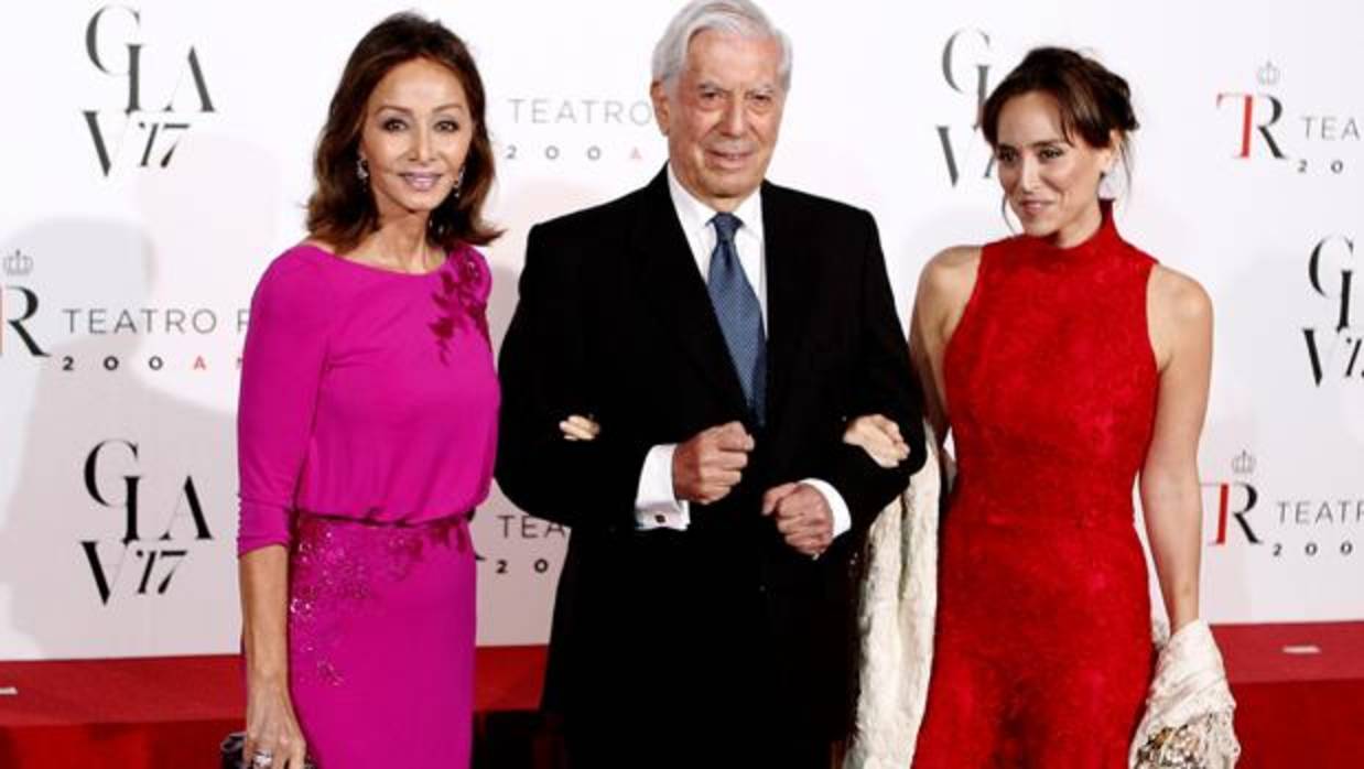 Isabel Preysler, Mario Vargas Llosa y Tamara Falcó