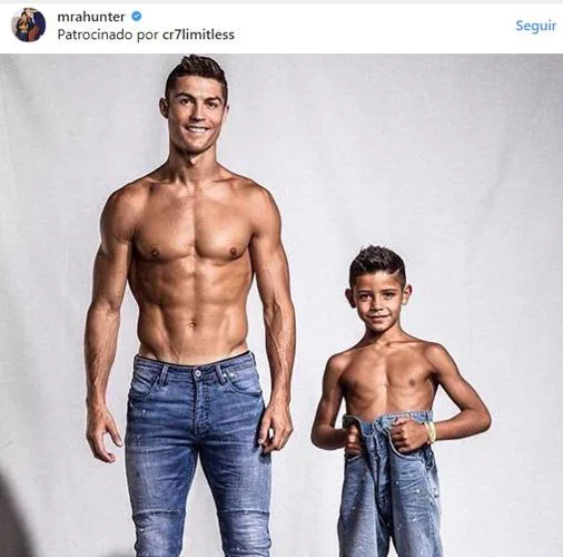 El supuesto perfil de Instagram del hijo de CR7 cierra tras publicar una controvertida imagen junto a Messi