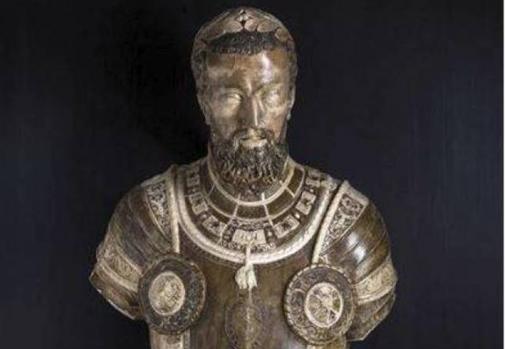El busto de Carlos V que sale a subasta