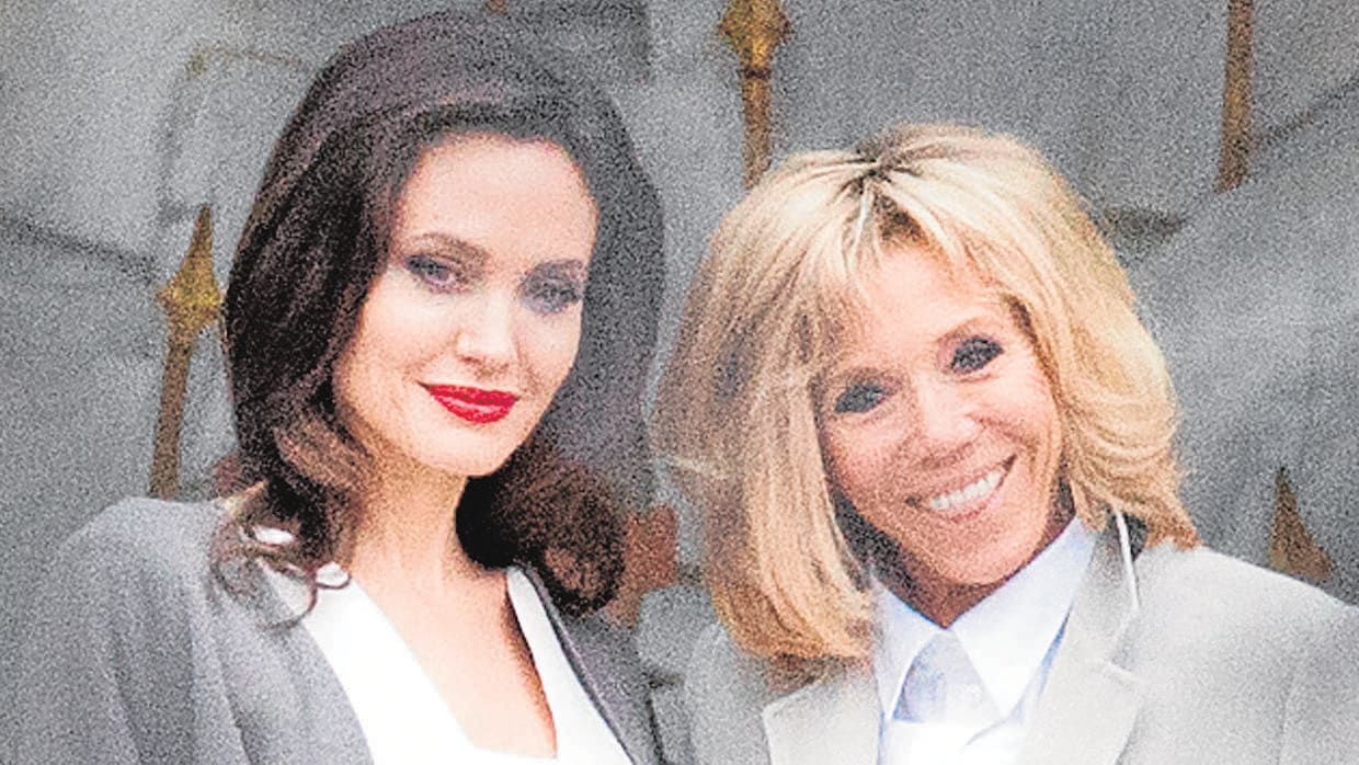 Angelina Jolie Y Brigitte Macron