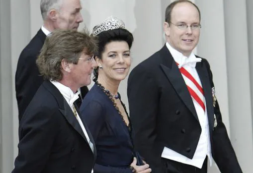 La princesa Carolina en la boda de Federico de Dinamarca