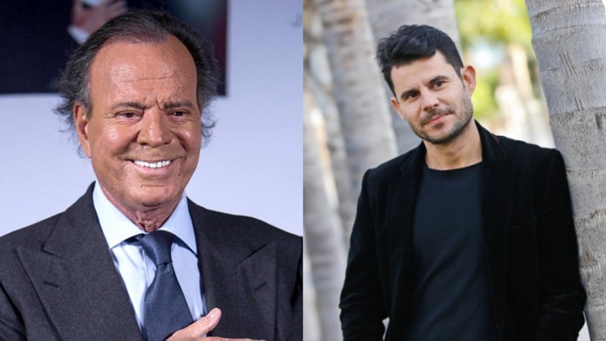 A la izquierda, Julio Iglesias. A la derecha, Javier Sánchez Santos