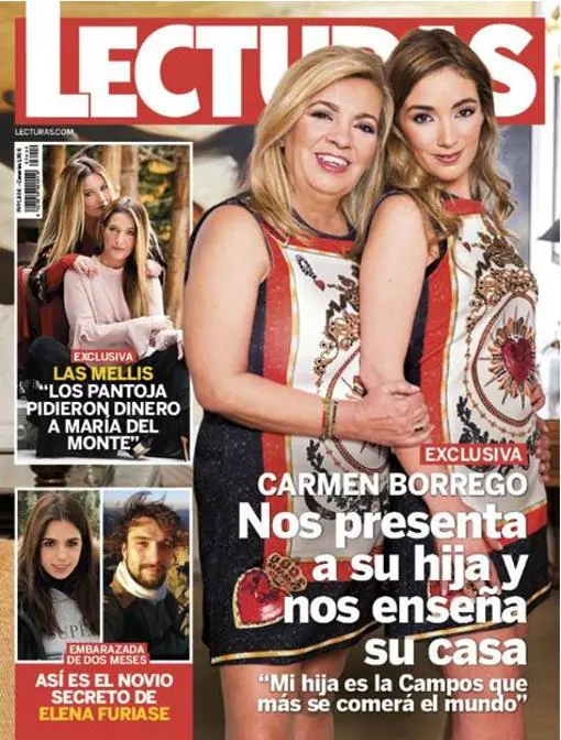 Carmen Borrego se hace un Terelu: protagoniza con su hija la portada de una revista