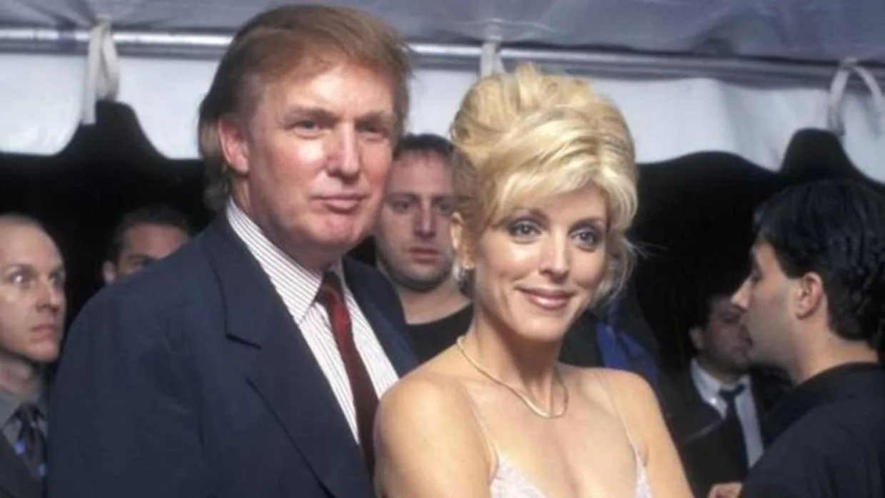 Donald Trump y su segunda esposa, Marla Maples