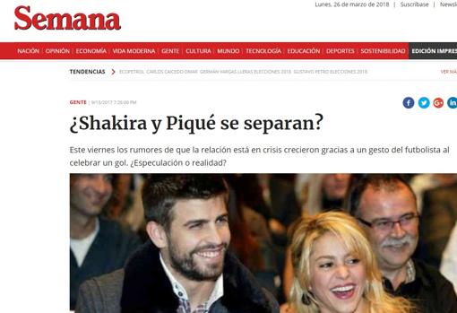 Según la prensa peruana: Shakira y Piqué, más distanciados que nunca