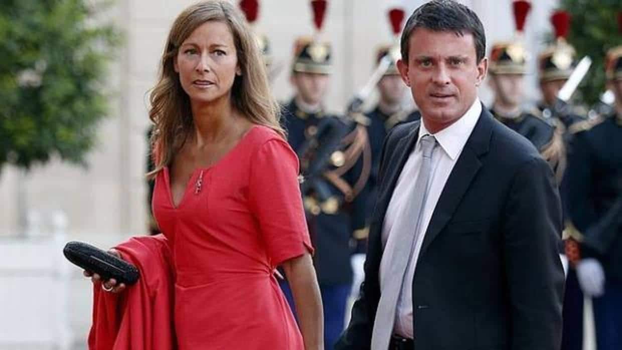 Manuel Valls y Anne Gravoin