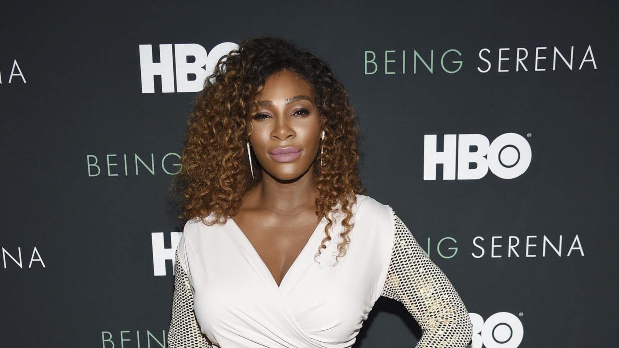 Serena Williams en la presentación de su serie documental