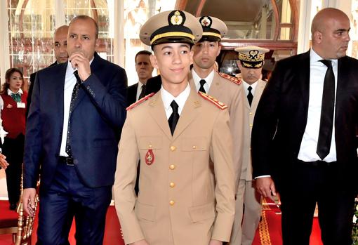 El Príncipe Moulay El Hassan en un acto en 2014
