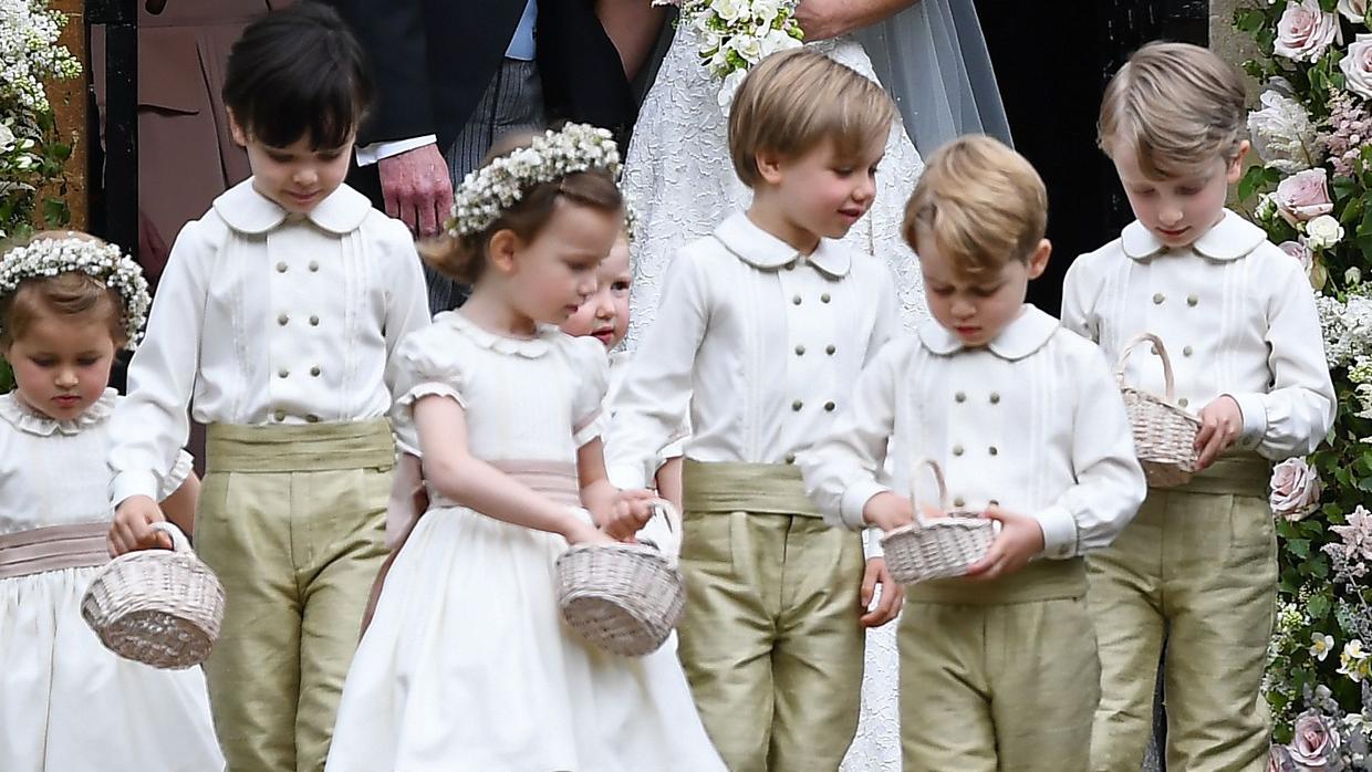 Los pajes protagonistas de la boda de la hermana de la duquesa de Cambridge, Pippa Middleton