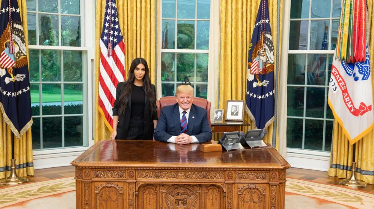 Kim Kardashian se reúne con Donald Trump en la Casa Blanca