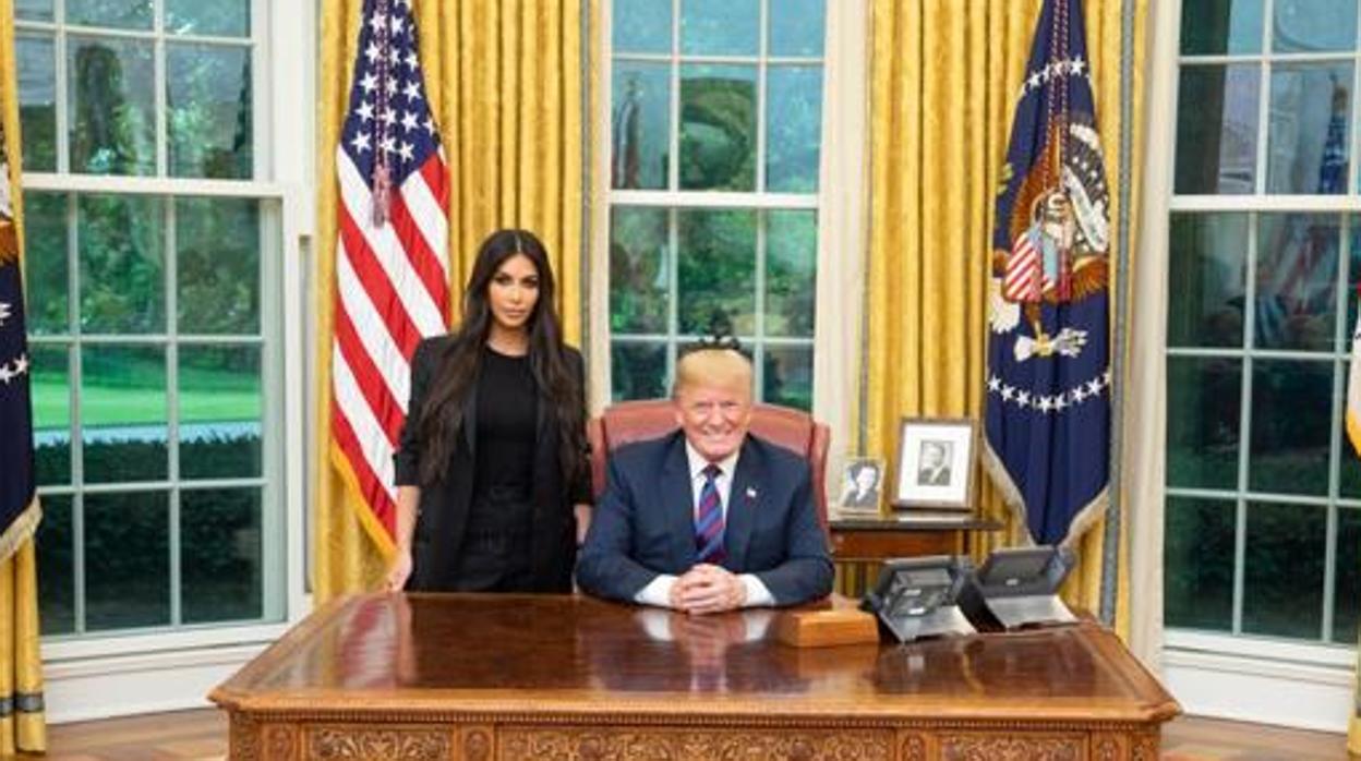 Donald Trump y Kim Kardashian