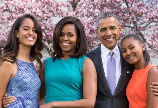 La familia Obama