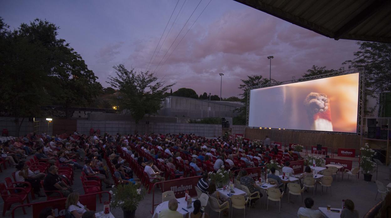 Cine de verano en el parque de La Bombilla