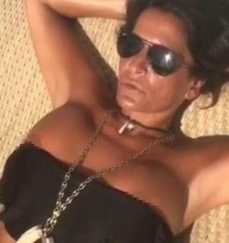 Aída Nízar revoluciona Instagram con un «topless» inesperado