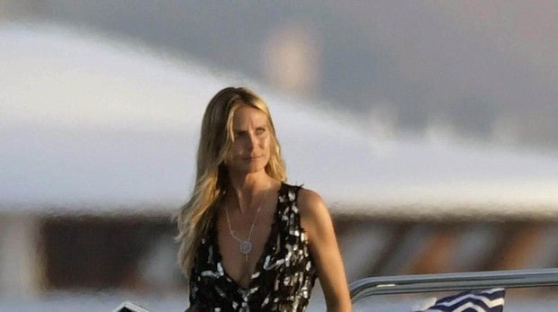 Heidi Klum, una «sirena» en Cerdeña