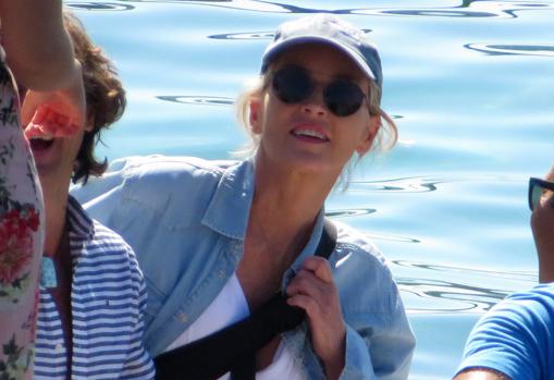 Sharon Stone pasa unos días de descanso en Mallorca junto con su actual pareja