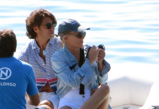Sharon Stone pasa unos días de descanso en Mallorca junto con su actual pareja