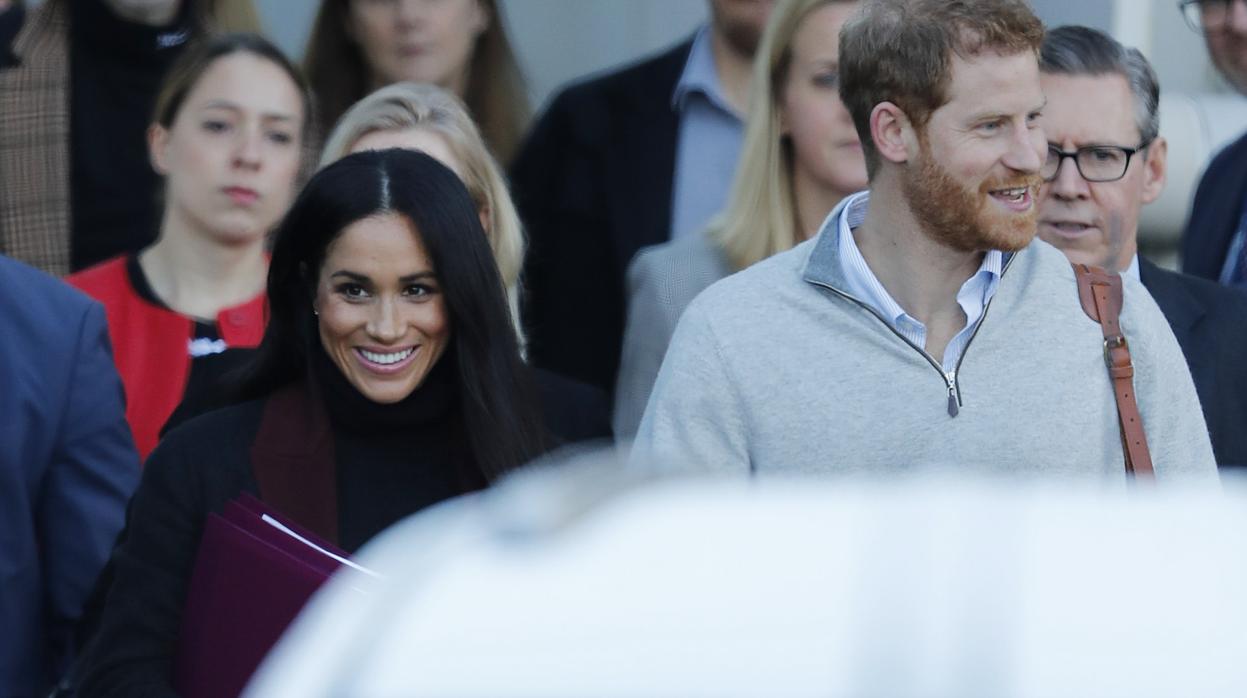 Primeras imágenes de Meghan Markle y el Príncipe Harry tras anunciarse que esperan su primer hijo