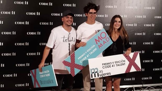 Eder Aurre, Álvaro Calafat y María Vera, ganadores de Code 41 Talent