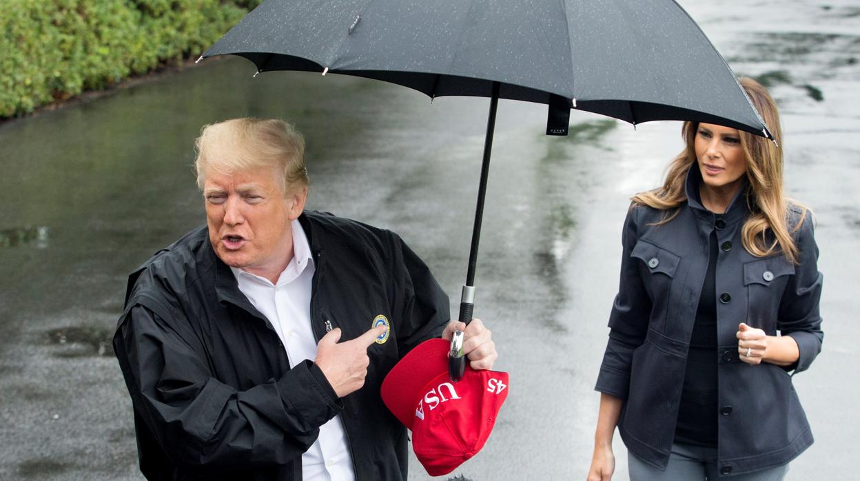 Donald y Melania Trump, en la Casa Blanca