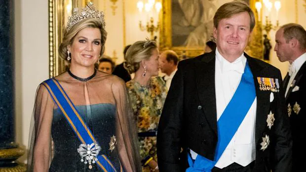 Máxima de Holanda triunfa en Reino Unido: de su espectacular vestido de gala a sus guiños al anfitrión
