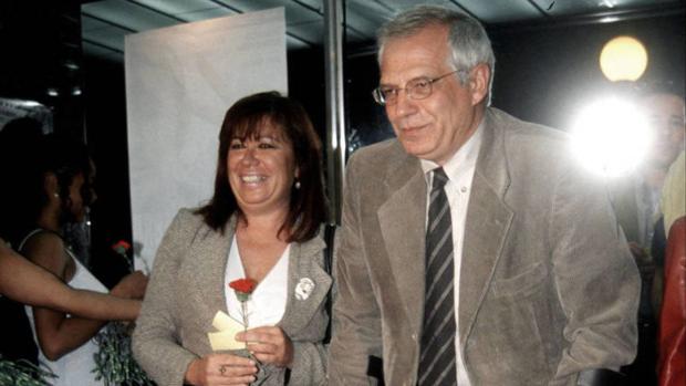 La «boda discreta» de Josep Borrell y Cristina Narbona