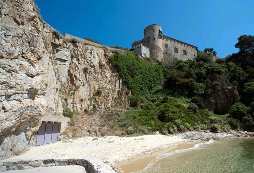 Vista del fuerte de Brégançon