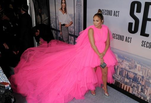 Jennifer Lopez, durante el evento