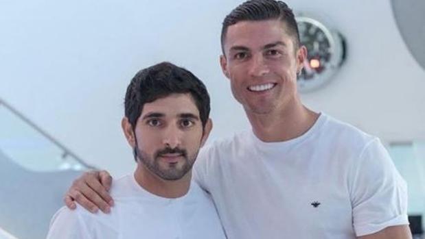 La amistad más sorprende de Cristiano Ronaldo es el príncipe heredero de Dubái