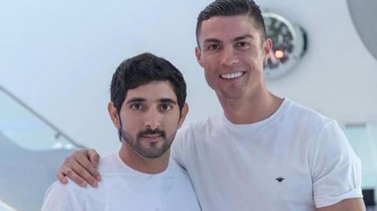 La amistad más sorprende de Cristiano Ronaldo es el príncipe heredero de Dubái