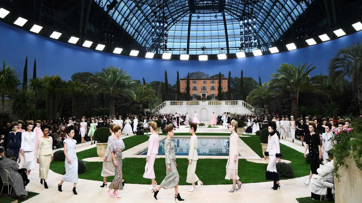 Desfile de la colección de Alta Costura de Chanel para la temporada de primavera y verano 2019