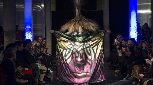 Amenábar, en el desfile de Eduardo Navarrete