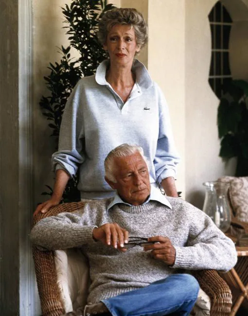 Gianni Agnelli y su mujer Marella en 1986