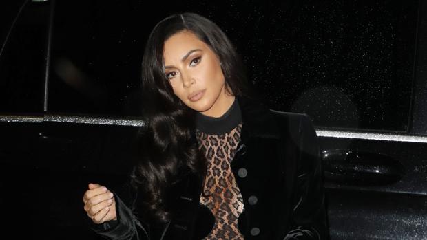 El mono transparente de Kim Kardashian que deja poco o nada a la imaginación