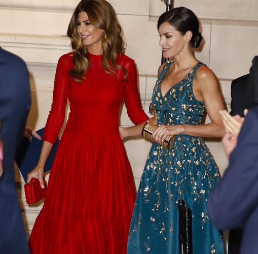 La Reina Letizia junto a la primera dama argentina