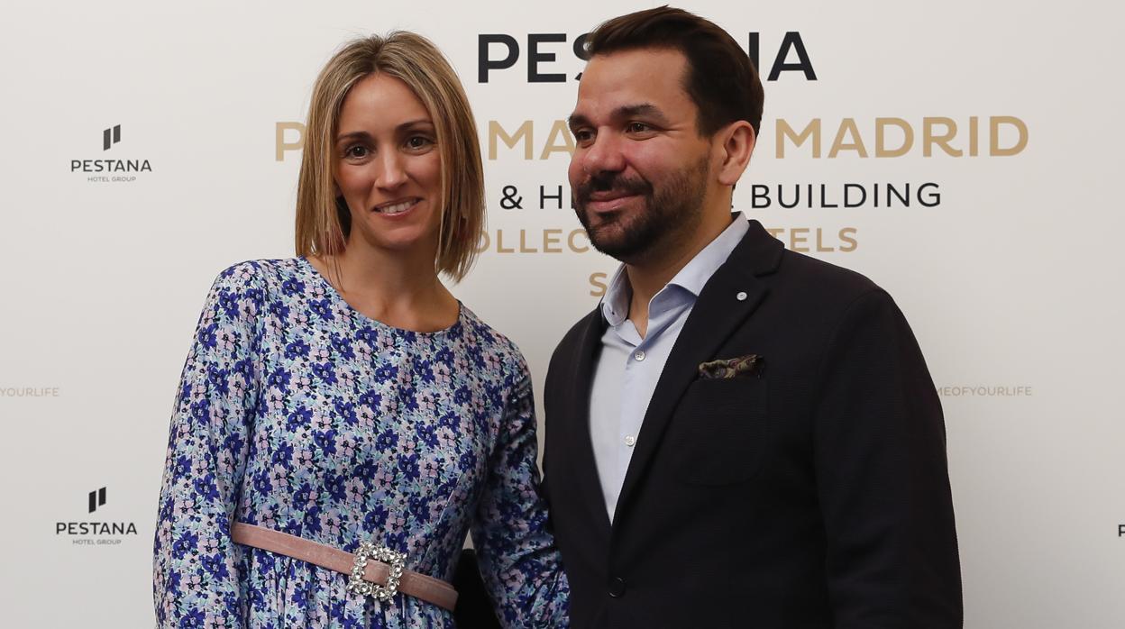 Beatriz Tajuelo y Pedro Carrillo Núñez, director y estilista de Calzados Franjul
