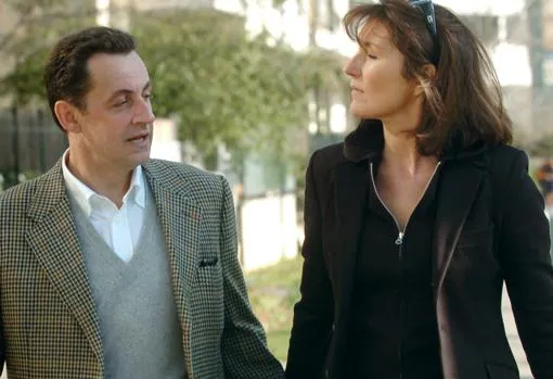 Nicolas Sarkozy y su segunda mujer, Cecilia Ciganer-Albéniz