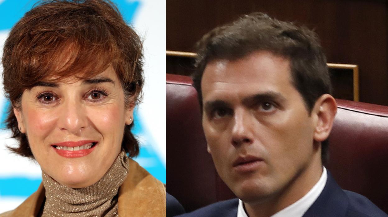 Anabel Alonso y Albert Rivera