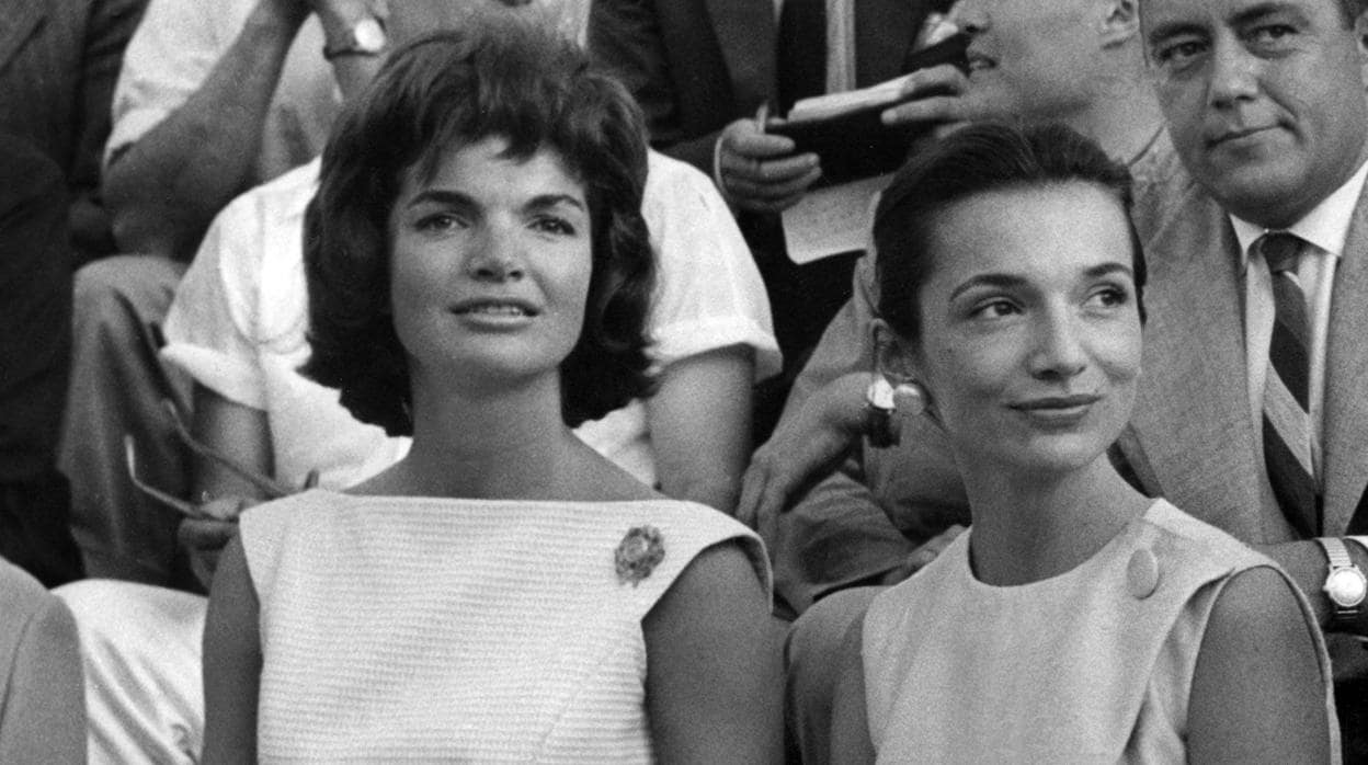 Jackie y Lee en Grecia, en 1961