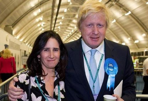 Marina Wheeler y Boris Johnson