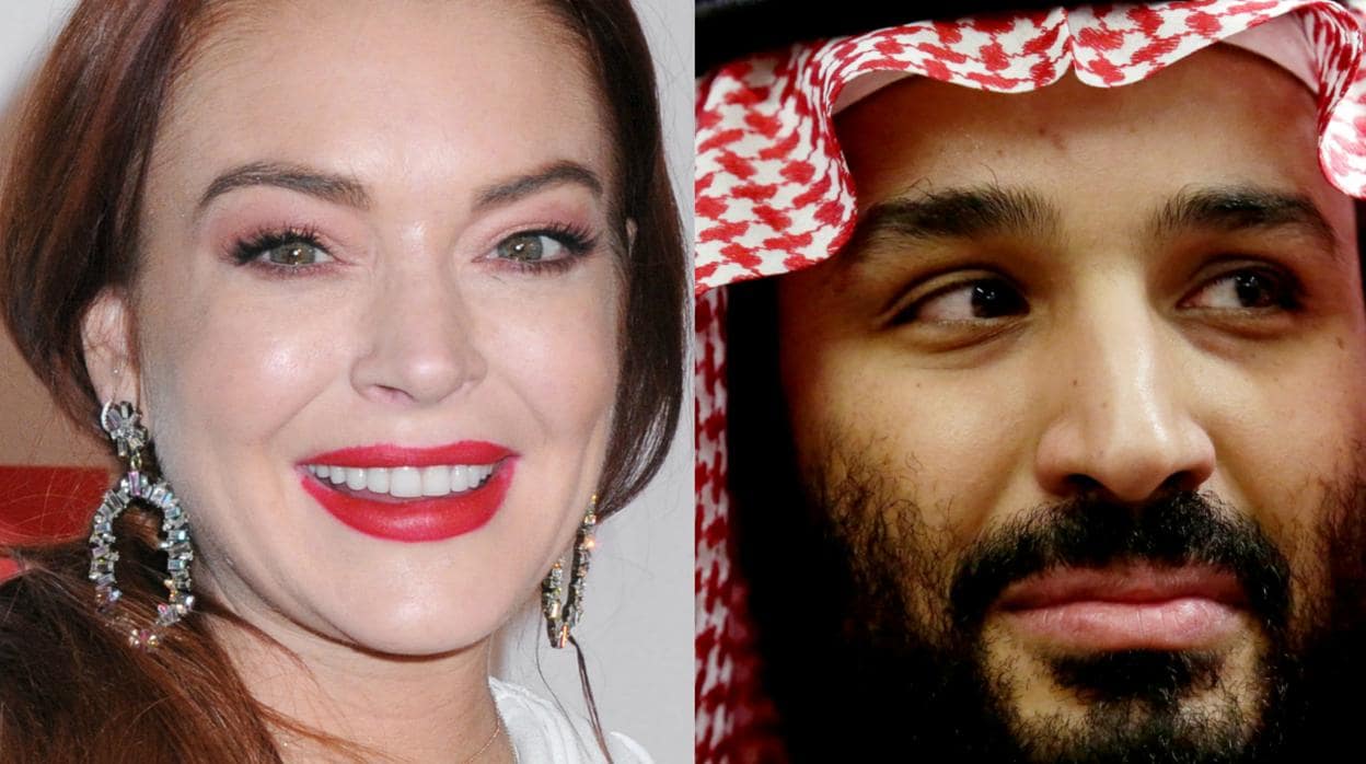Lindsay Lohan y el Príncipe de Arabia Saudí, Mohammed bin Salman