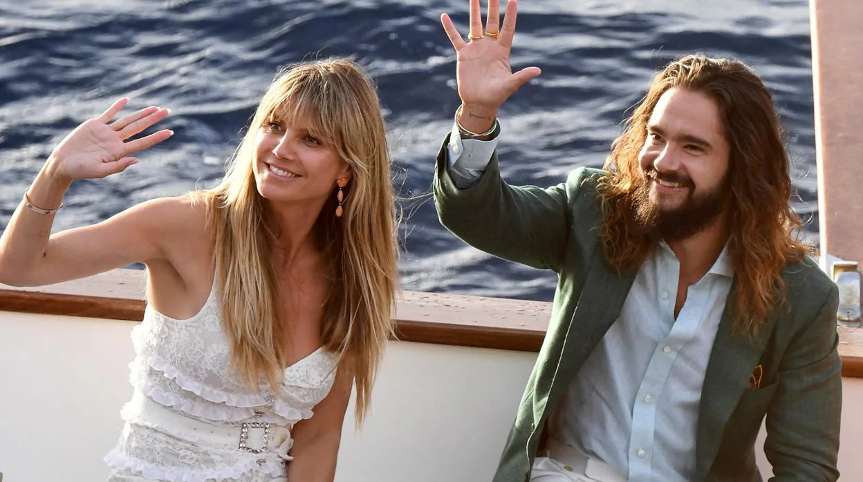 Heidi Klum en la celebración de su segunda boda con Tom Kaulitz