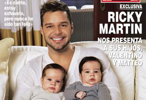 Ricky Martin enseña por primera vez el rostro de su hija Lucía