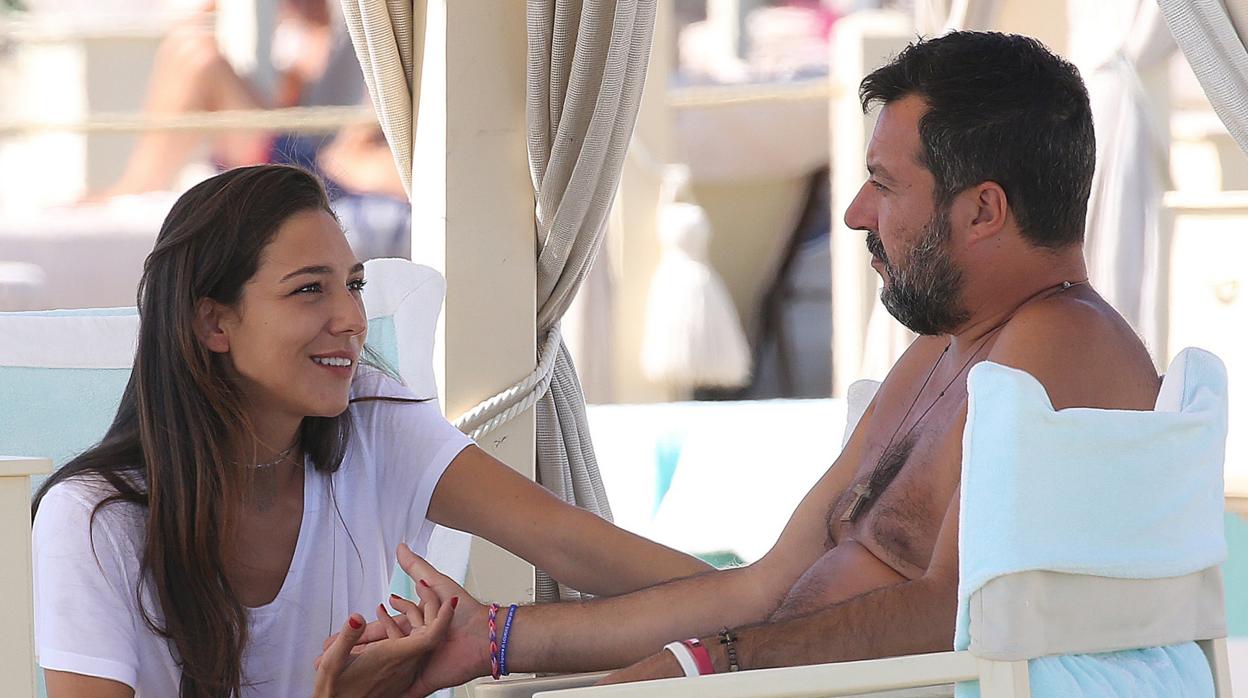 Matteo Salvini y su novia, Francesca Verdini