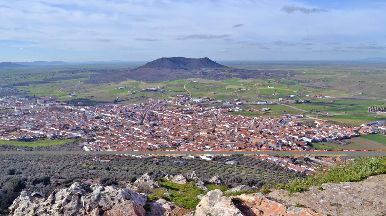 Vista panorámica de Cabeza del Buey (Badajoz)