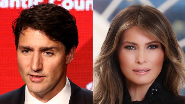 La foto de Melania Trump mirando fascinada a Justin Trudeau durante el G-7 que se ha vuelto viral