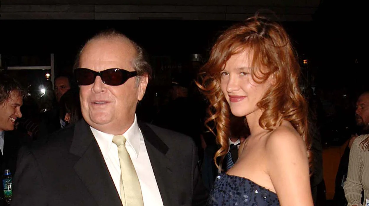 La actriz, en 2006, con Jack Nicholson