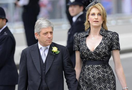 John Bercow con su mujer Sally