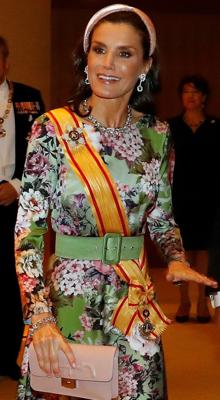 La Reina Letizia, espectacular durante el ascenso al trono del emperador de Japón