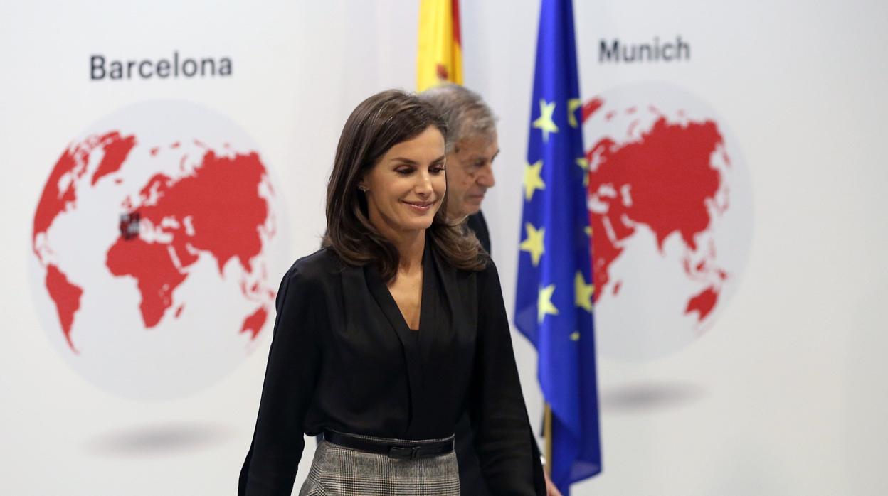 La Reina Letizia, este miércoles en el acto